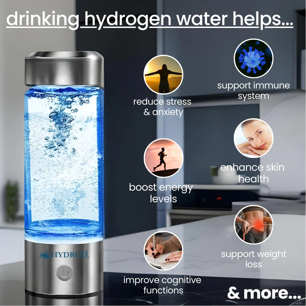 J CODE Hydrogen Water Bottle